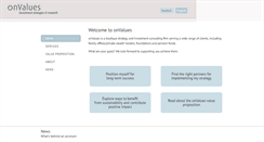 Desktop Screenshot of onvalues.ch
